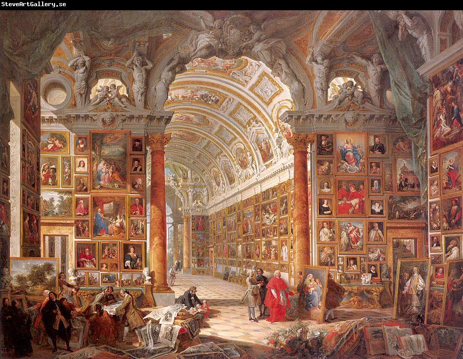 Panini, Giovanni Paolo Interior of a Picture Gallery with the Collection of Cardinal Gonzaga